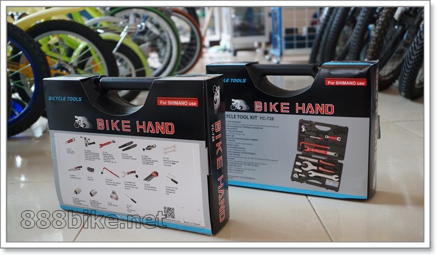 ชุดเครื่องมือซ่อมจักรยานชุดใหญ่ Bike hand all in one 18 ชิ้น. YC-728