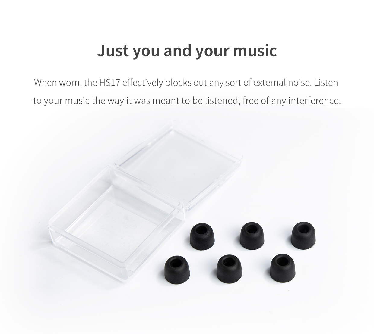 ขาย FiiO HS17 จุกหูฟัง memory foam ยอดนิยม นุ่มเบาสบายหู ช่วยเพิ่มคุณภาพเสียง