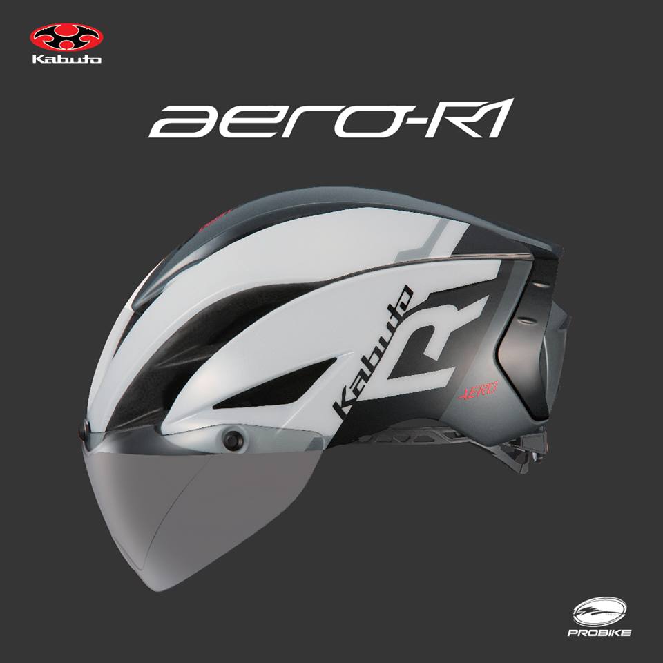 หมวกจักรยาน KABUTO AERO-R1 HELMET 2019 (มี 1 เลนส์ใส)