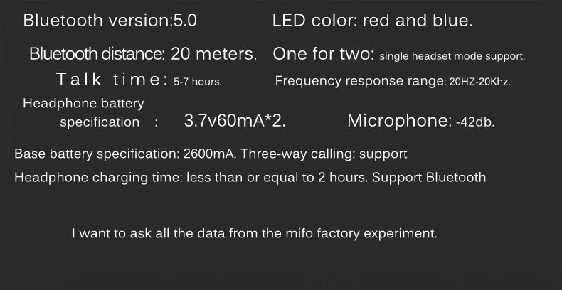 ขาย Mifo O5 Pro หูฟัง True Wireless รองรับ Bluetooth 5.0 กันน้ำได้ระดับ IPX7