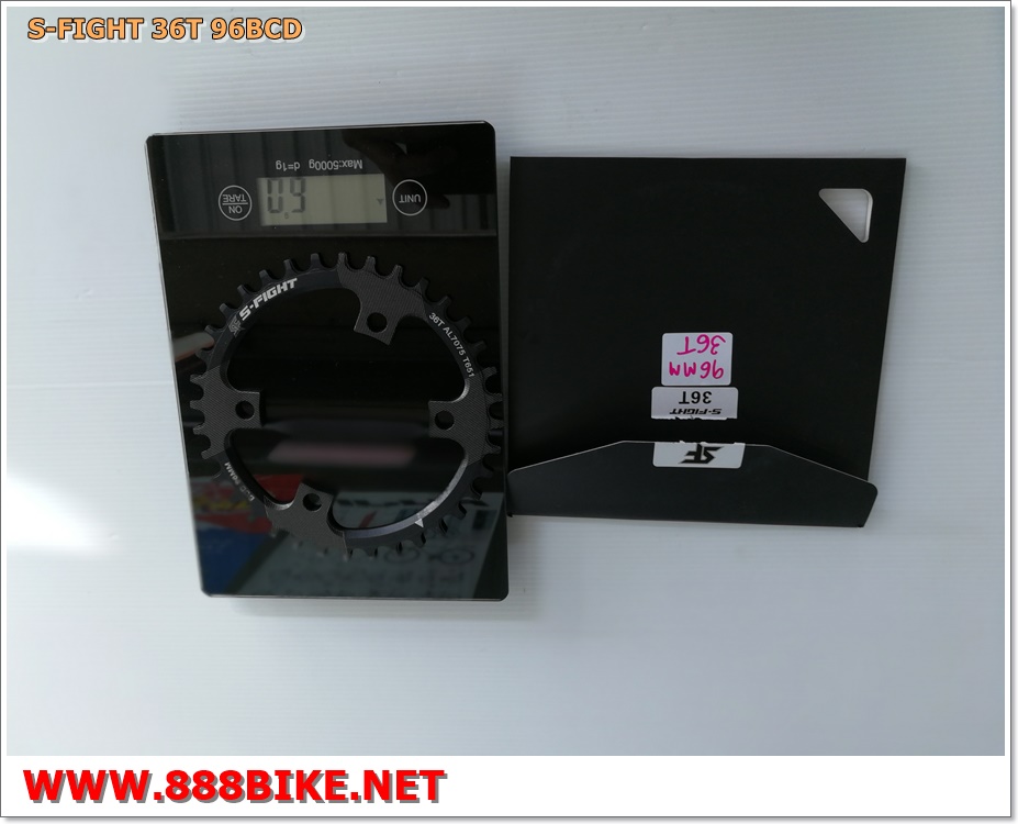 เฉพาะใบจาน S-Fight Chainring ขนาด 32T,34T,36T ,96 BCD ,S409 (รองรับ 7-11สปีด)