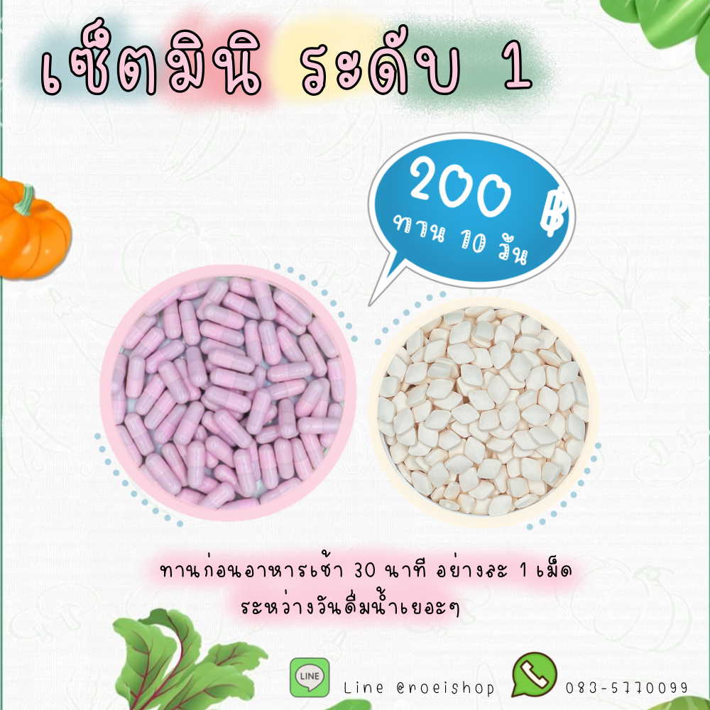 เซ็ตมินิ ดื้อระดับ 1