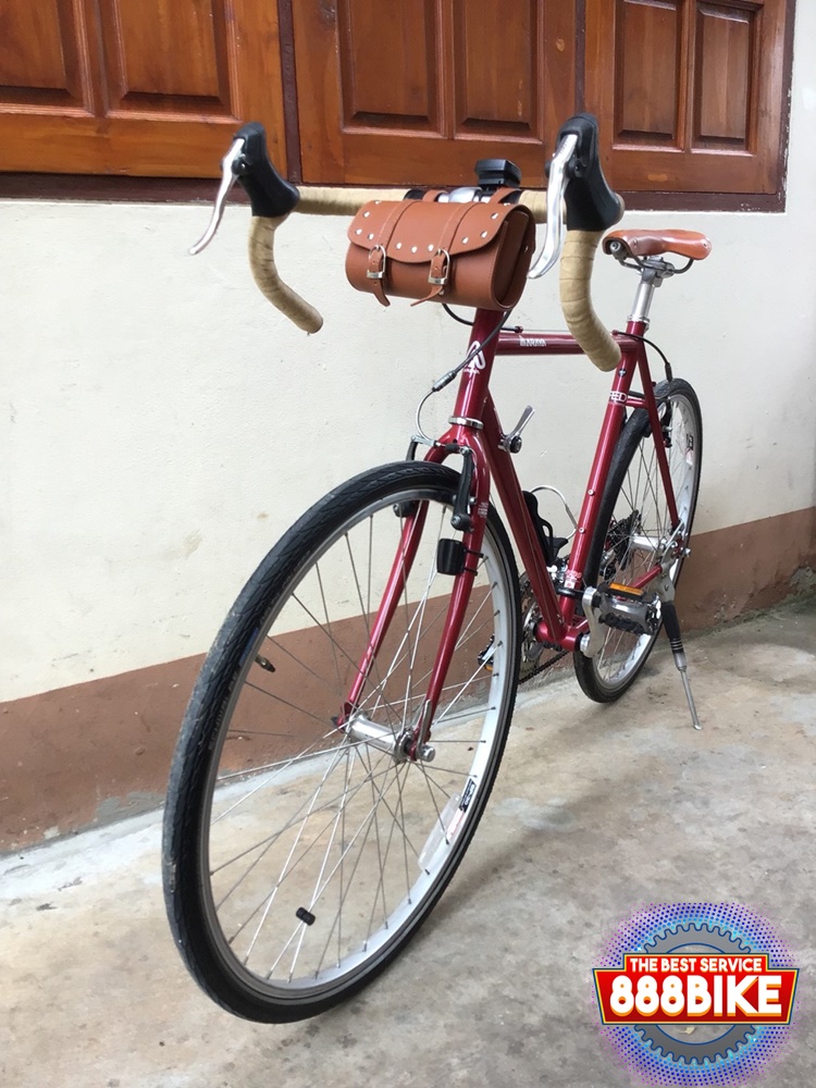 กระเป๋าคาดแฮนด์จักรยานลายคลาสสิควินเทจ LB BAG RETRO Front bags,SC-01