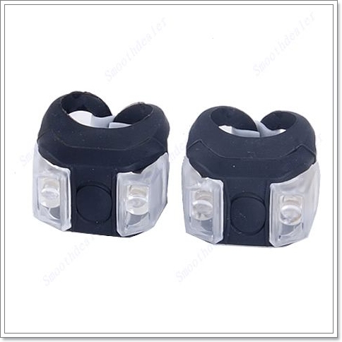 Soldier ชุดไฟจักรยานซิลิโคน 2 ดวง 3 โหมด – ไฟหน้าและไฟหลังเพื่อความปลอดภัยในการปั่น