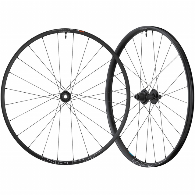 ชุดล้อเสือภูเขา SHIMANO วงล้อดิส SLX, WH-MT620-B-29, ALLOY, F/R 24/24H, 12-SPD, สีดำ ระบบ BOOST
