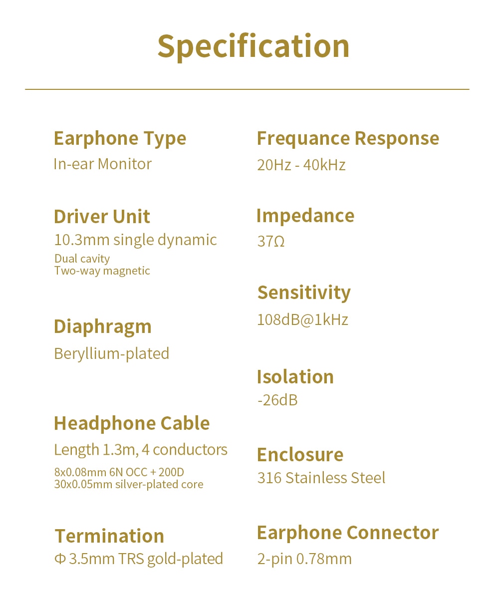 ขาย Cayin YD01 Fantasy หูฟัง Single dynamic ระดับเรือธง