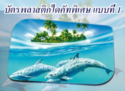 ไอเดียการ์ด บัตรพลาสติก ไดคัทรูปแบบบัตรตามแบบ