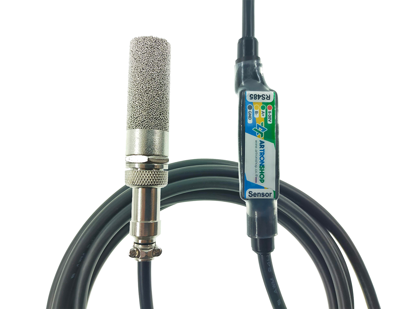 ATS-TH เซ็นเซอร์วัดอุณหภูมิและความชื้นความแม่นยำสูง Modbus RS485