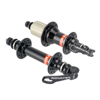 ดุมเสือหมอบ NOVATEC A291SB-SL/F482SB-SL (หน้า+หลัง) หน้า20H,หลัง24H มีแหวนรอง