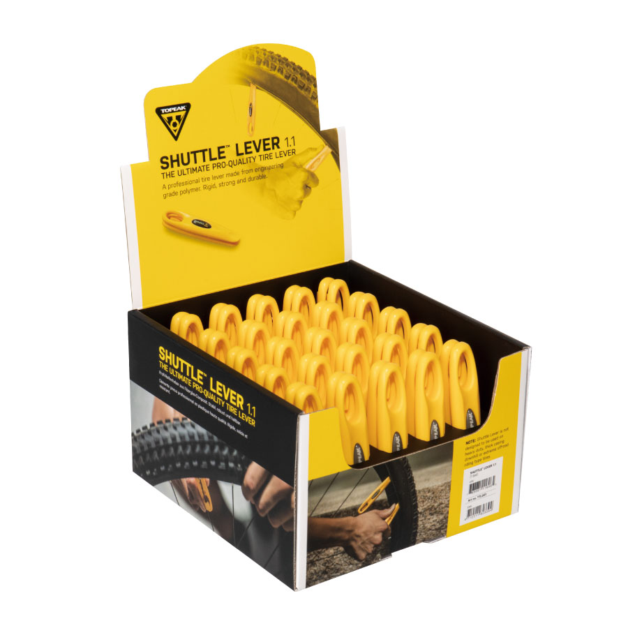 ชุดงัดยางแบบธรรมดา TOPEAK Shuttle Lever 1.1, Counter Display Box เป็นแพ็ค 25 sets