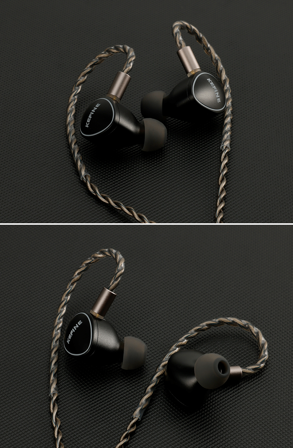 Kefine Quatio หูฟัง IEMs Hybrid 4 ไดรเวอร์ 2DD+2BA เปลี่ยนท่อนำเสียงได้ ปลั๊กหูฟังแบบโมดูลาร์ ประกันศูนย์ไทย