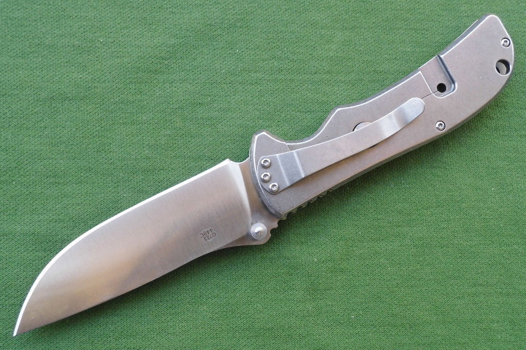 มีดพับ Ganzo กานโซ่ รุ่น G723 GR สีเขียวแก่ หนาถึก แข็งแกร่ง ของแท้ 100%