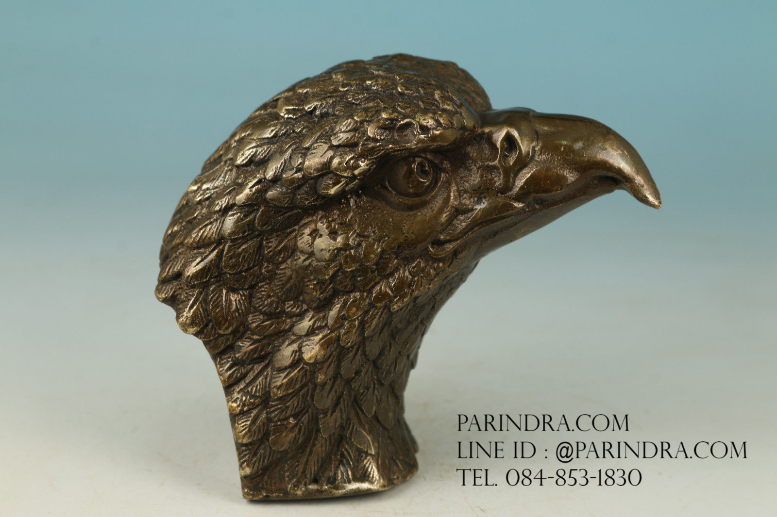 รูปหล่อทองเหลือง รูปหัวนกอินทรีย์ งานเก่า น่าสะสม