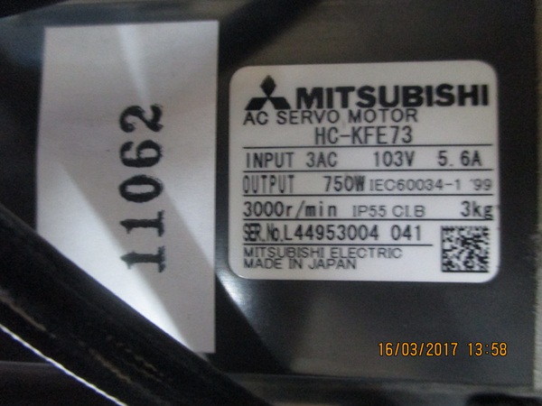 SERVO MOTOR “ MITSUBISHI ” รุ่น HC-KFE73