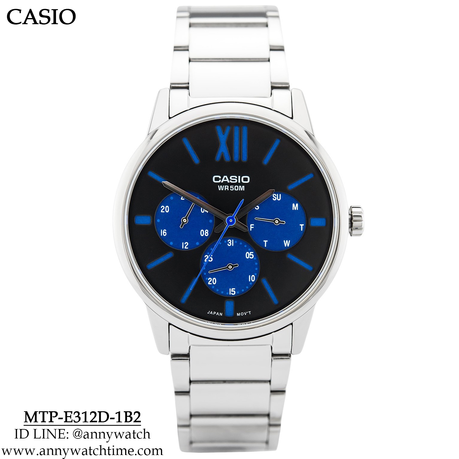 CASIO MTP-E312D-1B2