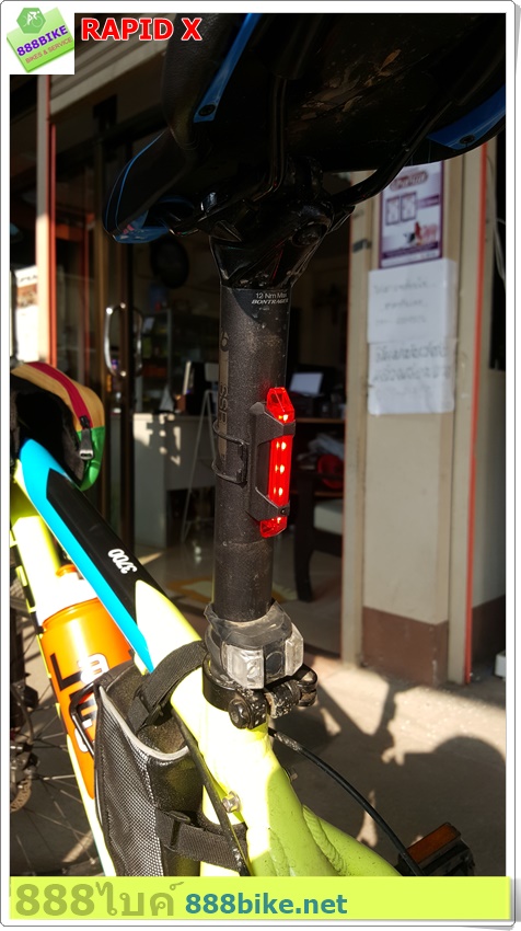 ไฟท้ายจักรยาน RAPID X DC-918 USB tail light