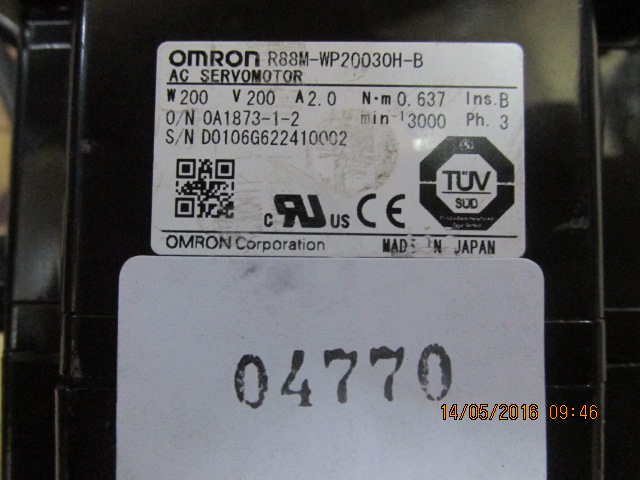 R88M-WP20030H-B SERVO MOTOR “ OMRON ”