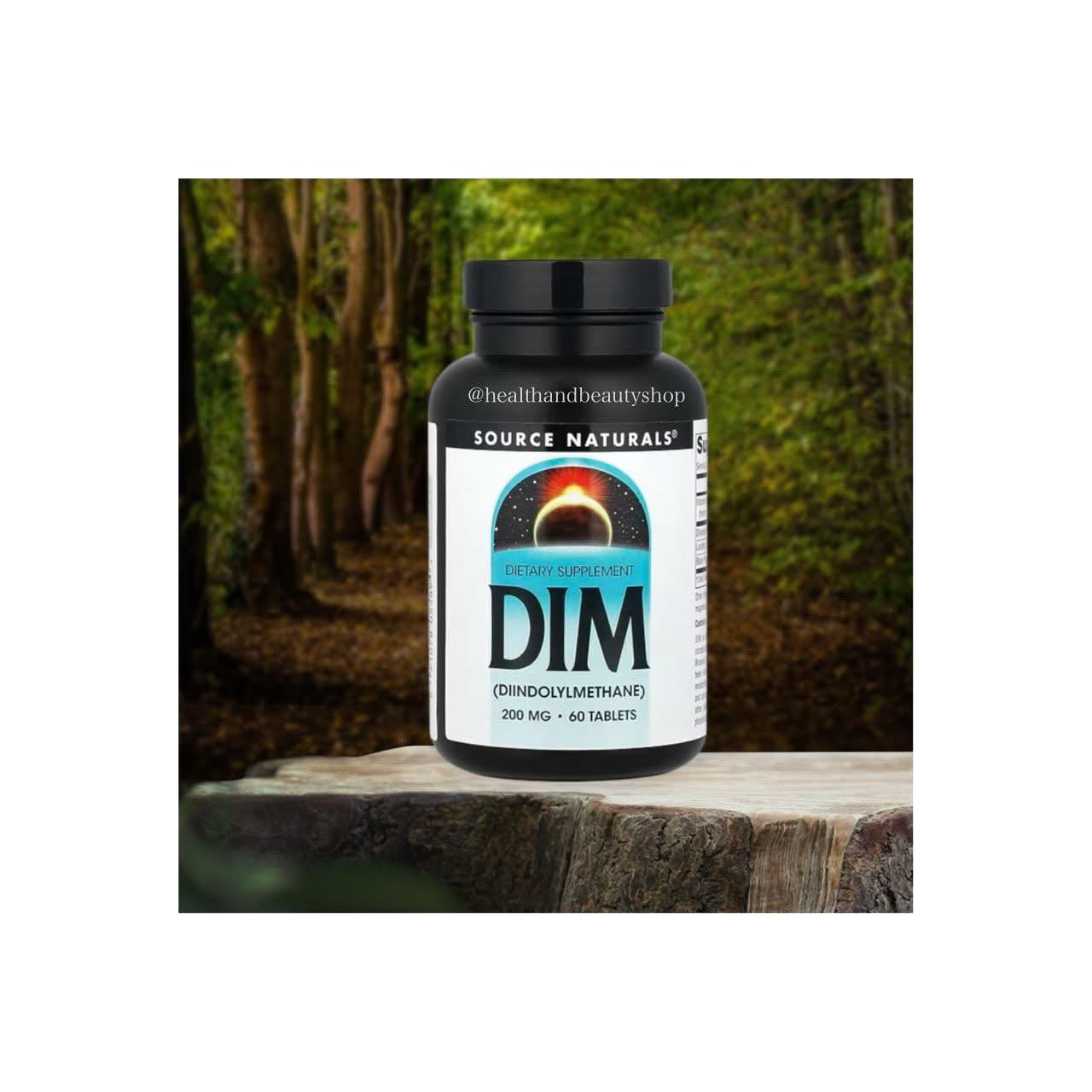 Source Naturals, DIM 100 mg 60 Tablets