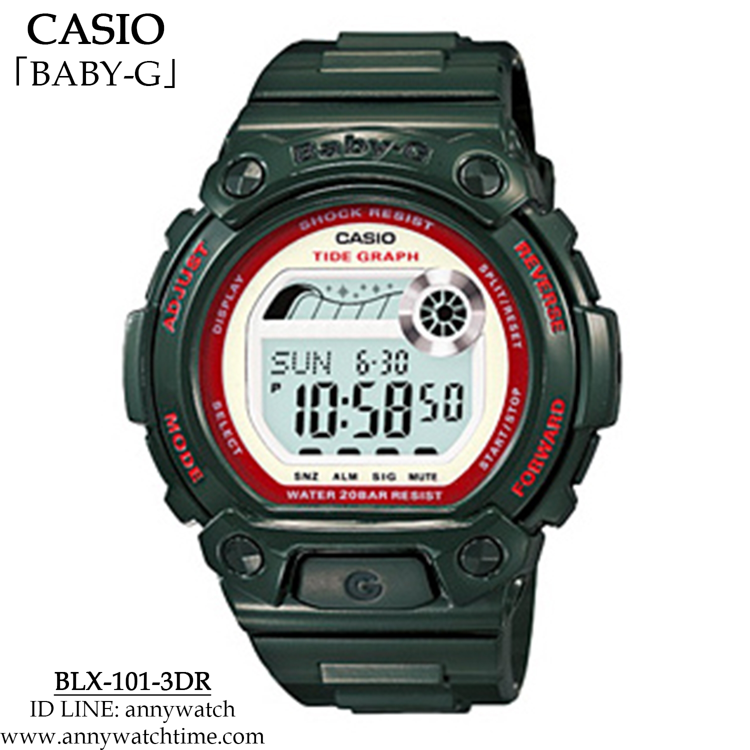 BABY-G BLX-101-3DR