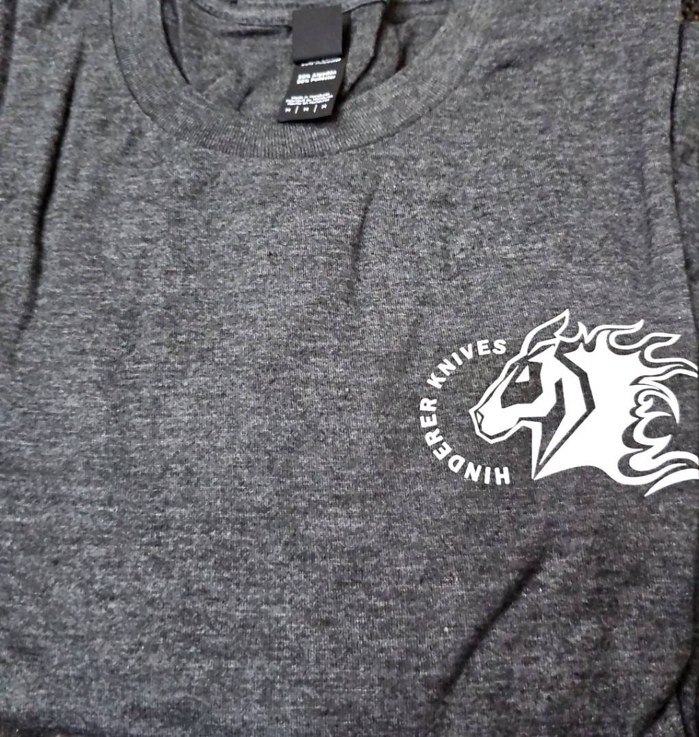 Hinderer Knives T-Shrit Classic Heather Grey