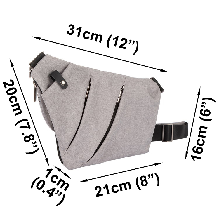 ขาย OSOCE CrossBody กระเป๋าสะพายแฟชั่น กันน้ำ น้ำหนักเบา