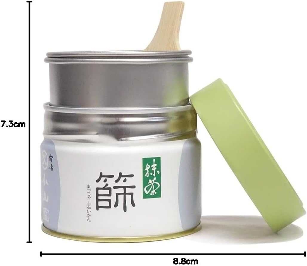 เซตเตรียมมัทฉะ กระป๋อง ตะแกรง ไม้พาย Marukyu Koyamaen Special Matcha Sifter Can Set *พร้อมส่งในไทย*