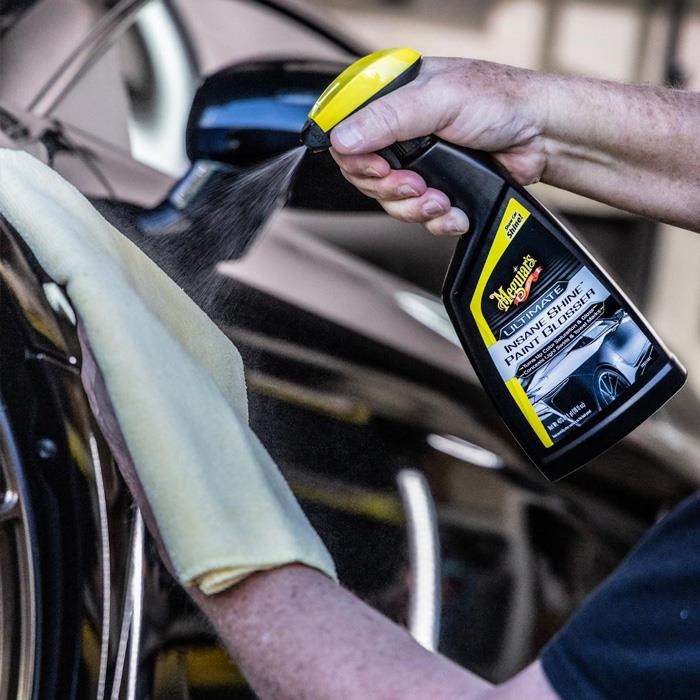 c-220. Meguiar's G230316 Ultimate Insane Shine Paint Glosser สเปรย์เพิ่มความเงา ความเข้มของสี กลบรอยขนแมวสีรถ