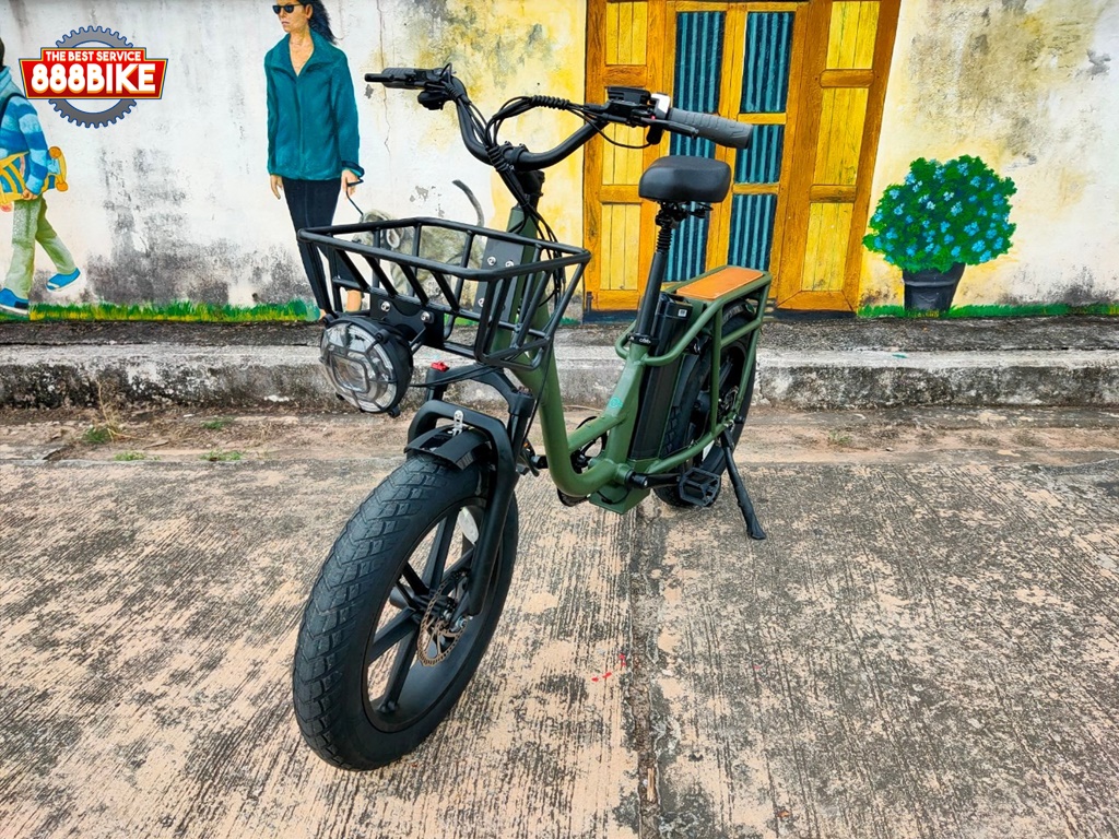 จักรยานไฟฟ้า Fiido T1 CARGO Utility Electric Bike Fat tires เกียร์ 7สปีด แรง 750วัตต์ ล้อ 20นิ้ว