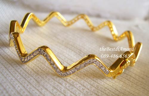 BB028+++กำไล Wave Style+++กำไลstyle modern ดูโฉบเฉี่ยว เปรี้ยว แอบน่ารักในตัว แบบไม่เวอร์มาก แต่งานสวย ใส่ติดข้อมือได้เลย ไม่ควรพลาดค่ะ