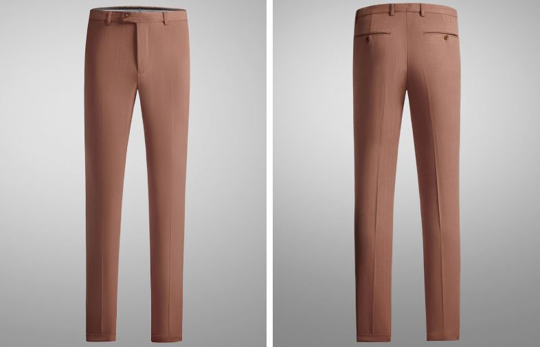 Pre-order เสื้อสูทชาย สีน้ำตาล รุ่นกระดุม 2เม็ด สไตล์เกาหลี