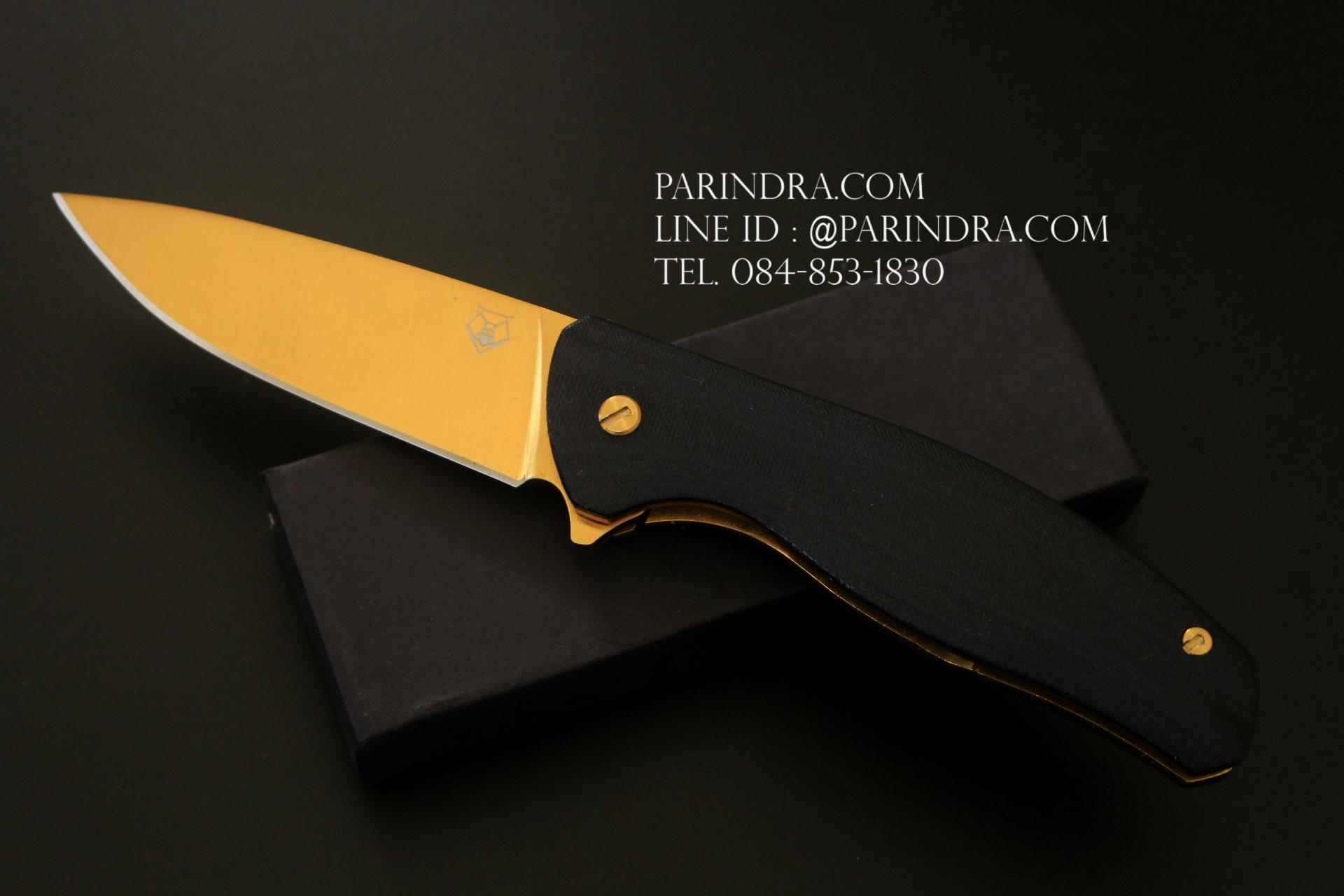 มีดพับ Shirogorov Cronidur 30 EVO สีทองอร่าม (OEM) A+++