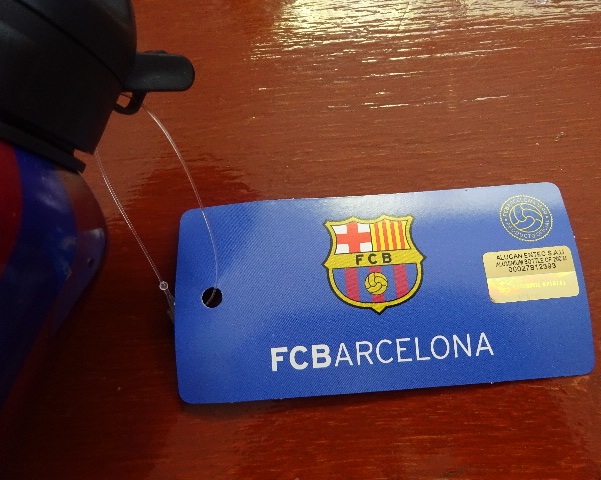 ขวดน้ำอลูมิเนียม ฟุตบอล สโมสรบาร์เซโลน่า - ลิโอเนล เมสซี่ 2013/14 ใหม่ / BARCELONA Football Club Aluminium Water Bottle - Lionel Messi 2013/14 NEW