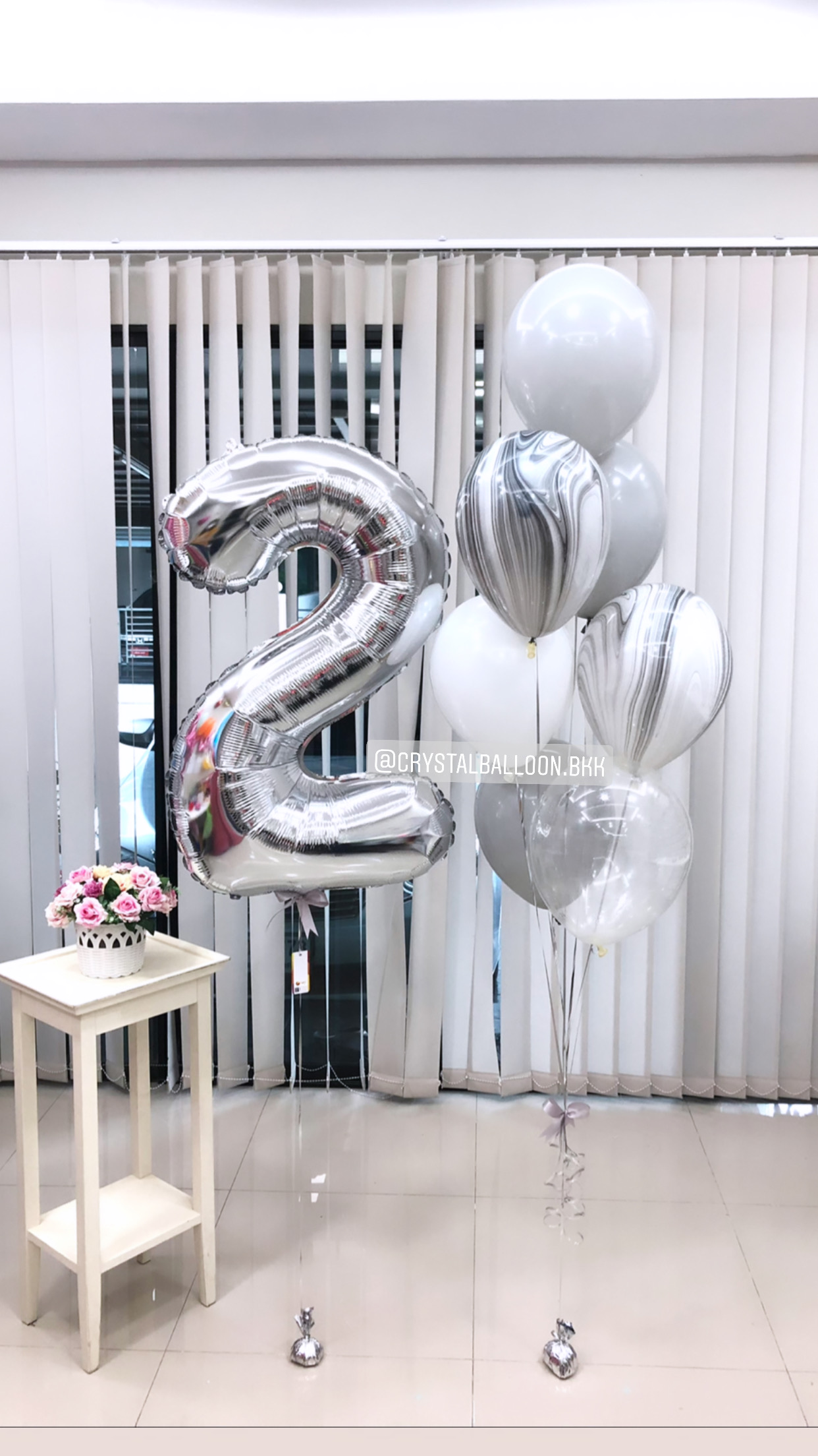 ลูกโป่ง วันเกิดเด็ก ฟอยล์ตัวเล ขนาด 40" 1 ชิ้น พร้อม ช่อลูกโป่ง ช่อ 7 ลูก 1 ช่อ,ลูกโป่งลายหิน USA 2 ลูก พร้อมตกแต่ง สามารถเปลี่ยนสีลูกโป่ง/เปลี่ยนสี-ฟอยล์ตัวเลขได้