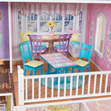 KidKraft Country Estate Dollhouse with 31 Accessories บ้านตุ๊กตาคฤหาสน์ในเมือง หลังใหญ่ มาพร้อมกับเฟอร์นิเจอร์31ชิ้น มีเสียงและไฟเวลาเล่น