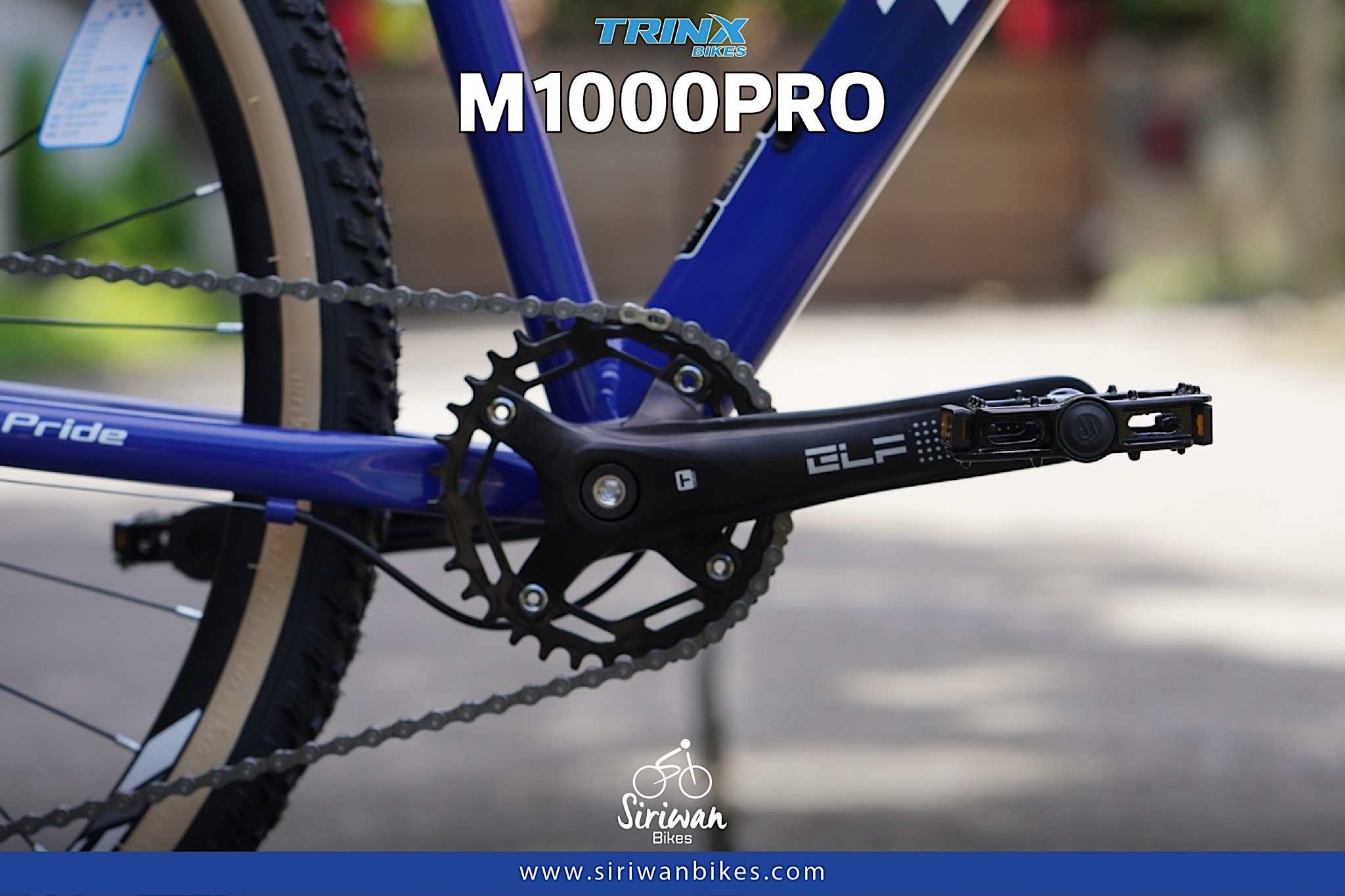 จักรยานเสือภูเขา TrinX M1000Pro เฟรมอลู 29er LTWOO 1*10 สปีด ดิสน้ำมัน, TRINX MY2023