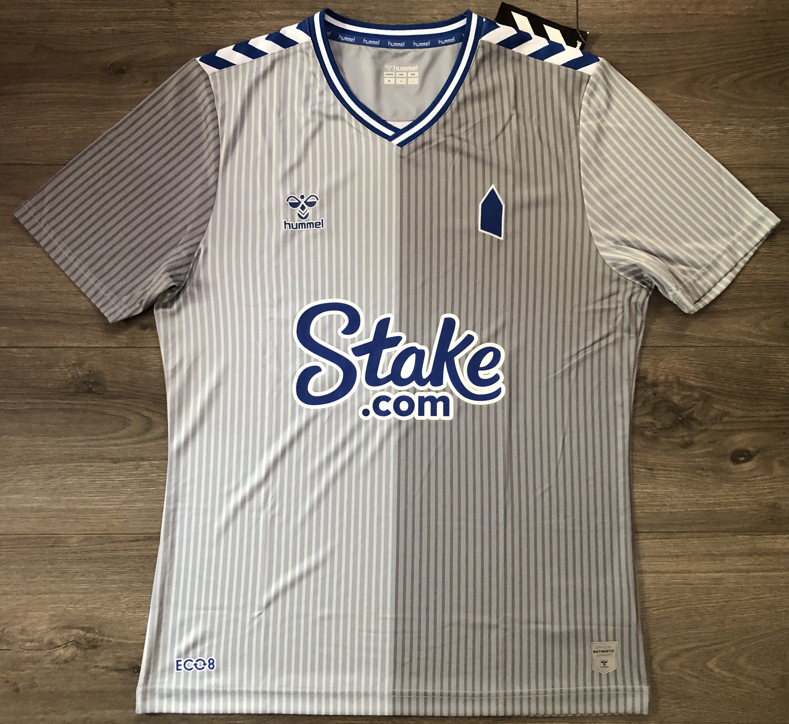 เสื้อฟุตบอล ทีมสโมสรเอฟเวอร์ตัน ชุดเยือน 2023/24 ใหม่ M-Size / EVERTON Football Shirt Away Kit 2023/24 Jersey NEW M-Size