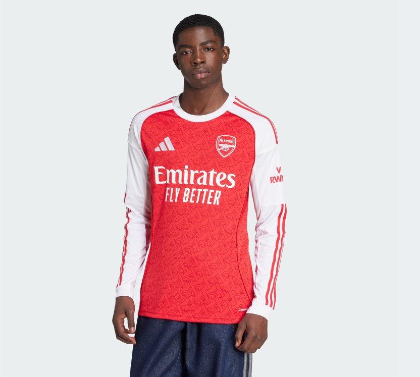 เสื้อแขนยาวอาร์เซน่อล 2025 2026 ทีมเหย้าของแท้