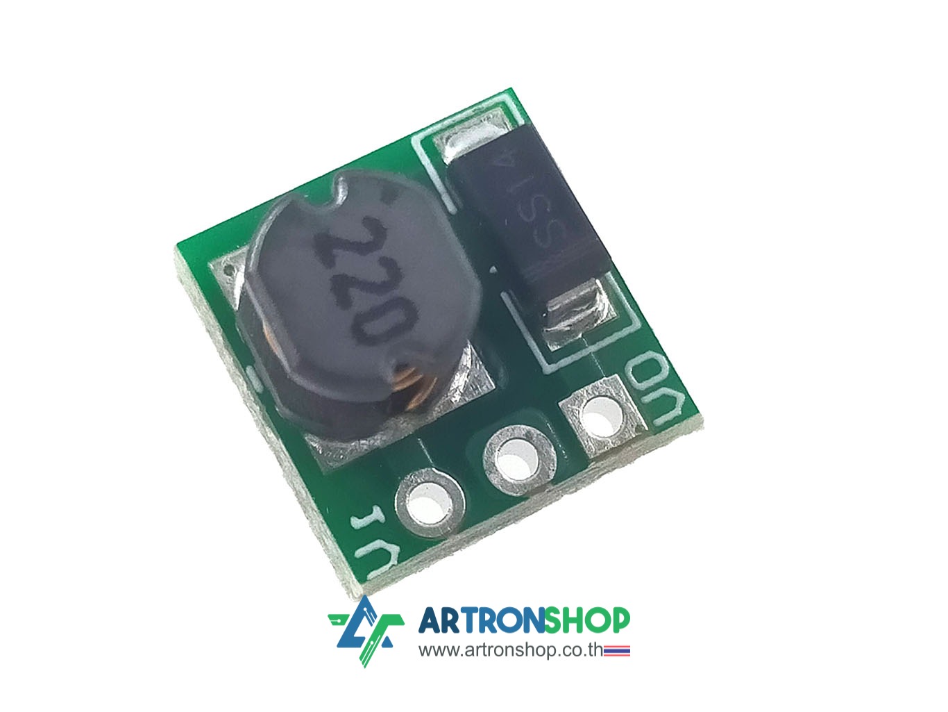 0.9-5V to 5V 500mA DC-DC Step-Up โมดูลเพิ่มแรงดัน 5V