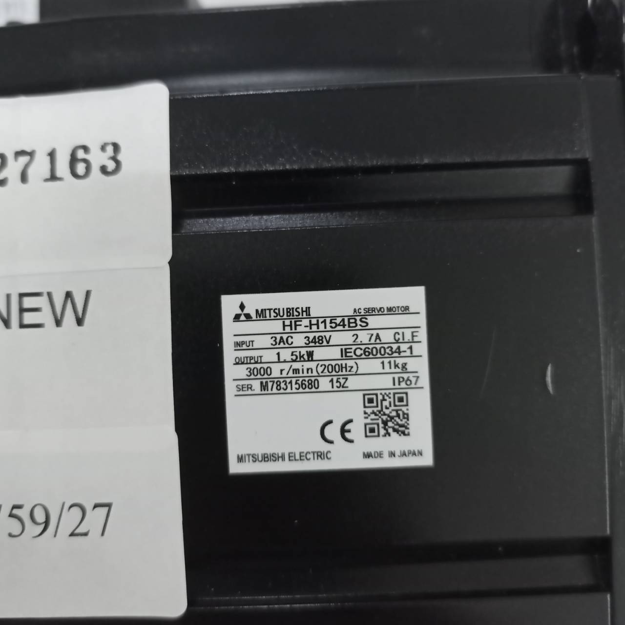 HF-H154BS SERVO MOTOR " MITSUBISHI "