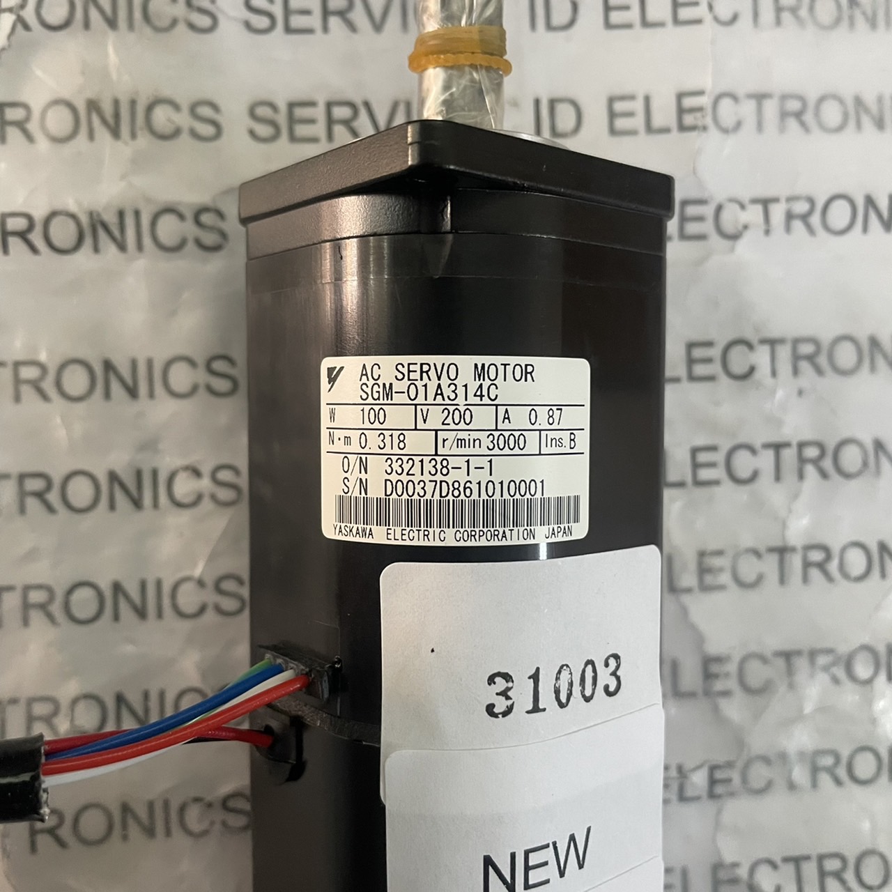 SGM-01A314C SERVO MOTOR " YASKAWA "