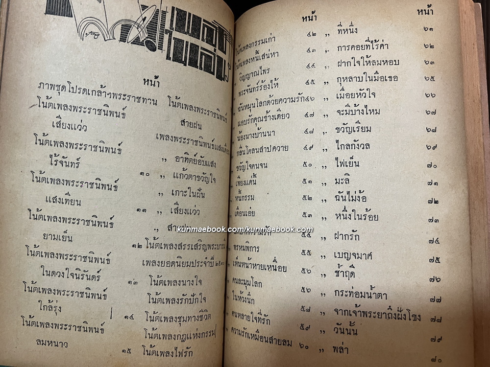 เพลงกล่อมจิต เล่มพิเศษ 2 พ.ศ.2510 ฉบับเทอดพระเกียรติล้นเกล้าฯ เพลงพระราชนิพนธ์ ประกอบภาพพระราชทาน