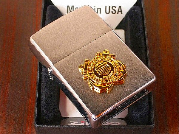 ไฟแช็ค Zippo แท้ กองทัพปกป้องชายฝั่ง " Zippo 280CG, United States Coast Guard Emblem " แท้นำเข้า 100%