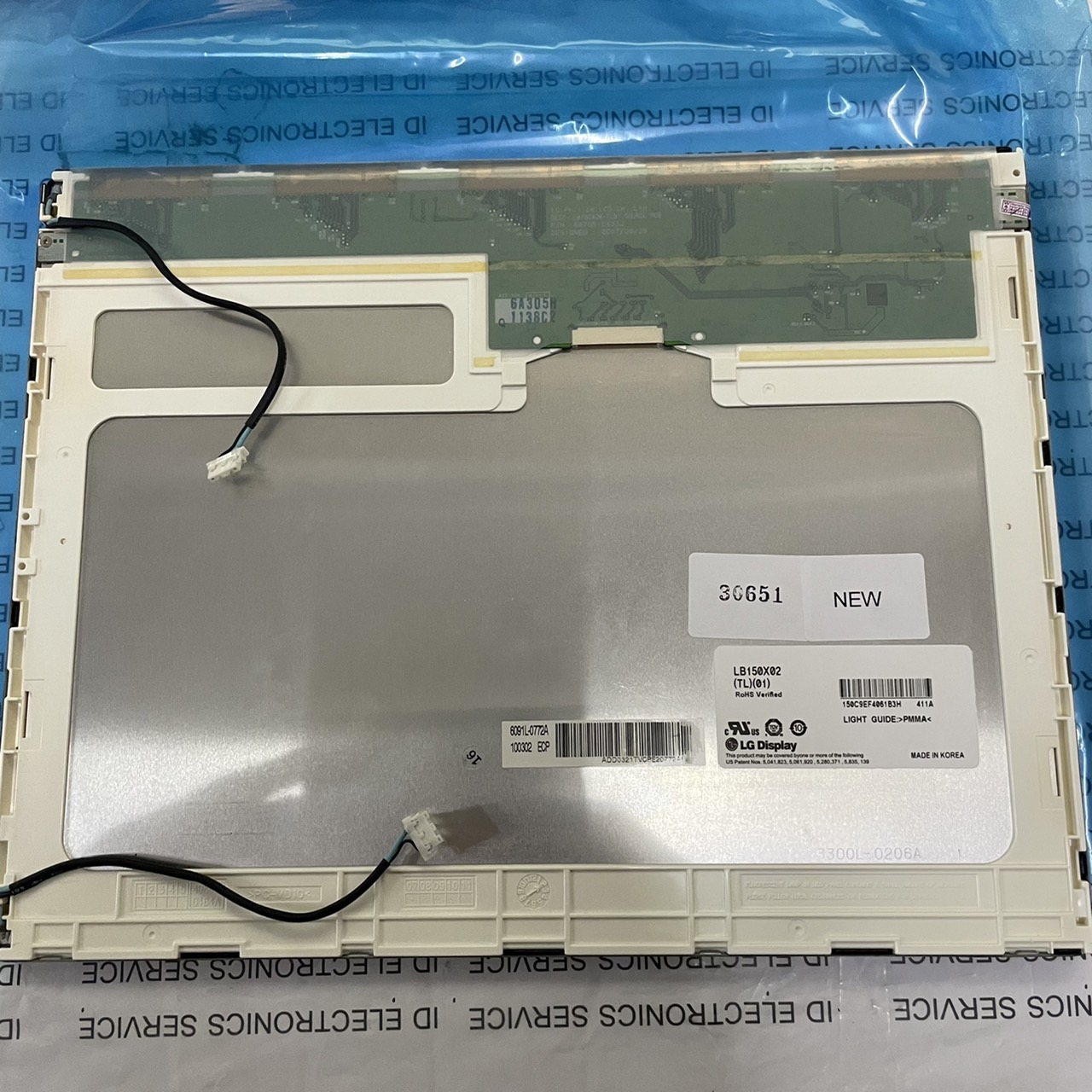 LCD PANEL " LG " รุ่น LB150X02(TL)(01)