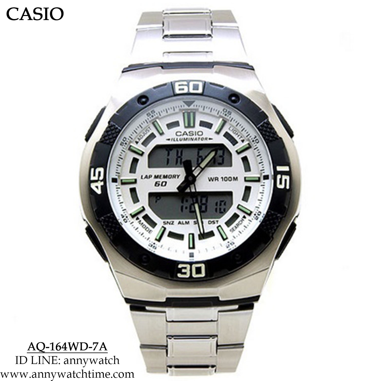 CASIO AQ-164WD-7A
