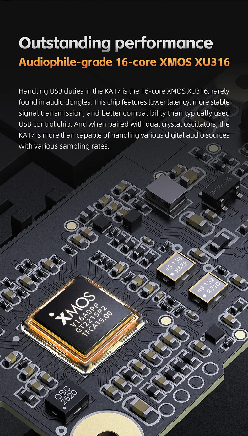 FiiO KA17 DAC/AMP พกพาชิป DAC คู่ ES9069Q จอ Dot Matrix รองรับ MQA Hi-Res ประกันศูนย์ไทย