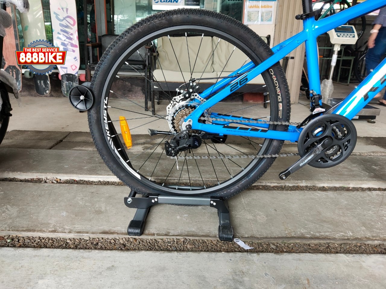 BCT BIKE Holder RACK ขาตั้งจักรยานแบบถอยจอด พับเก็บได้ รองรับล้อ 20-29นิ้ว