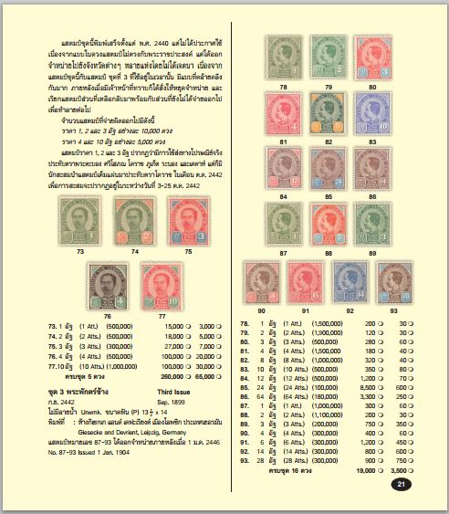 คู่มือแสตมป์ไทย ปี 2557 ฉบับสมบูรณ์ โดย สมชาย แสงเงิน