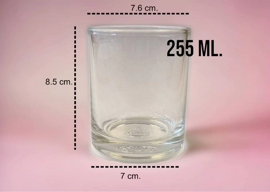 แก้วใส ขนาด 8.9 oz. (255 ml.)