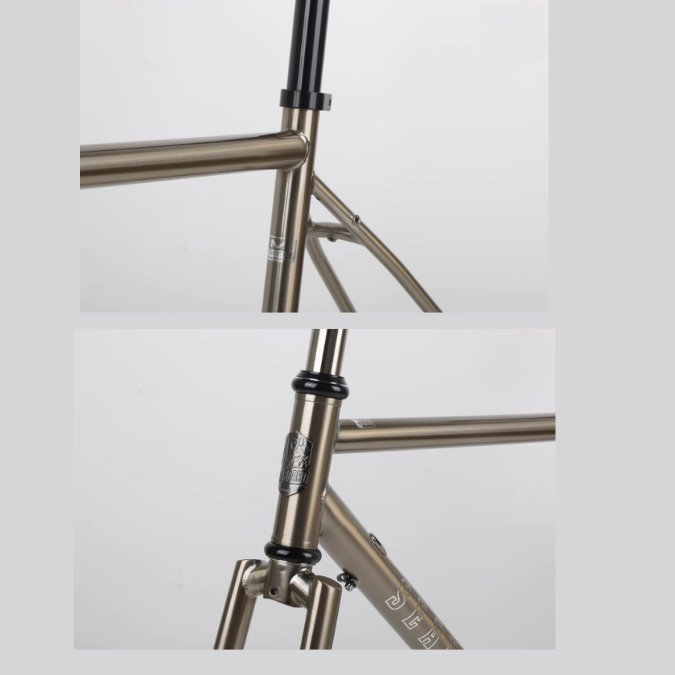 เฟรมจักรยาน SEABOARD CX03 Gravel เซ็ตเฟรมโครโมลี่ ล้อ 700C แกนใหญ่ Thru-Axle – ปั่นได้ทุกเส้นทาง