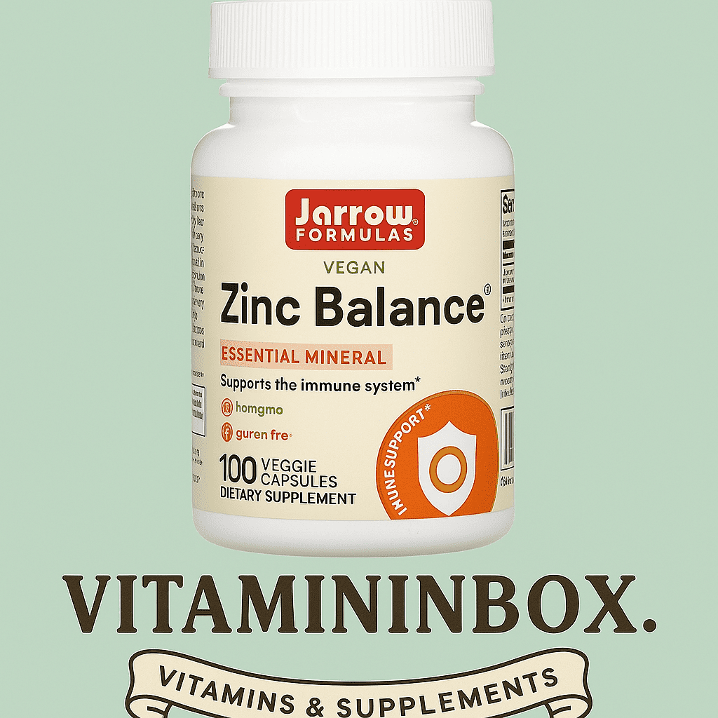 Jarrow Formulas, Zinc Balance 100 Capsules